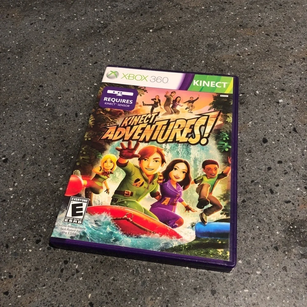 BUNDLE of 3 XBOX Kinect Games - Adventure, Sports 1 & 2